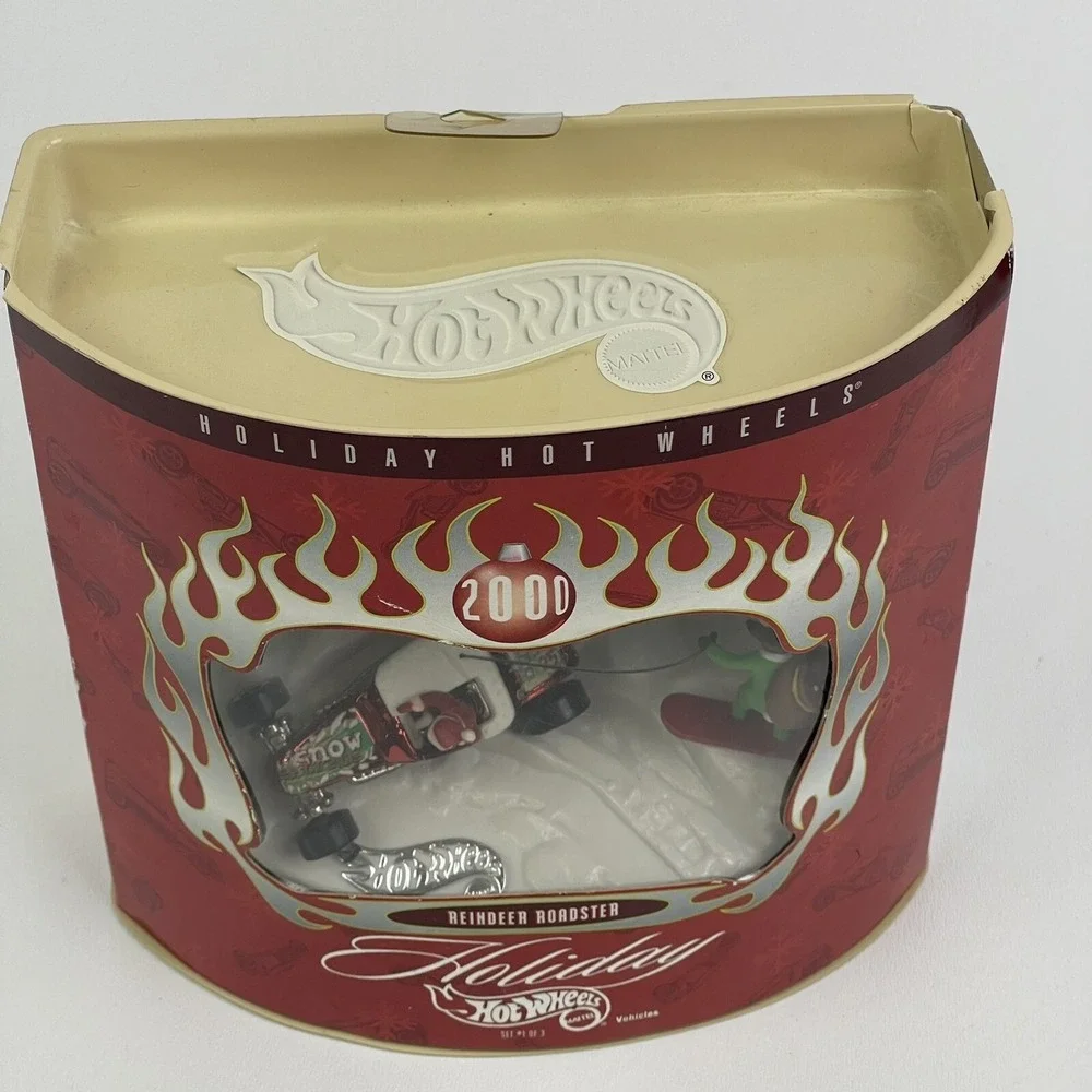 Hot Wheels Holiday Reindeer Roadster  Holiday 2000 New in Box 29083